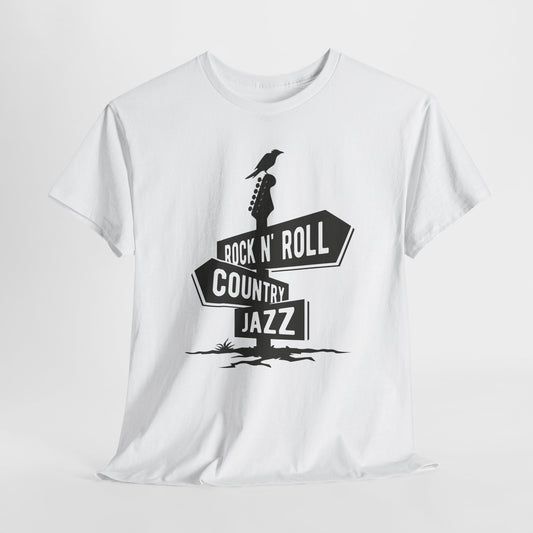 Roadsign T-Shirt For Music T Shirt For Rock Country Jazz TShirt