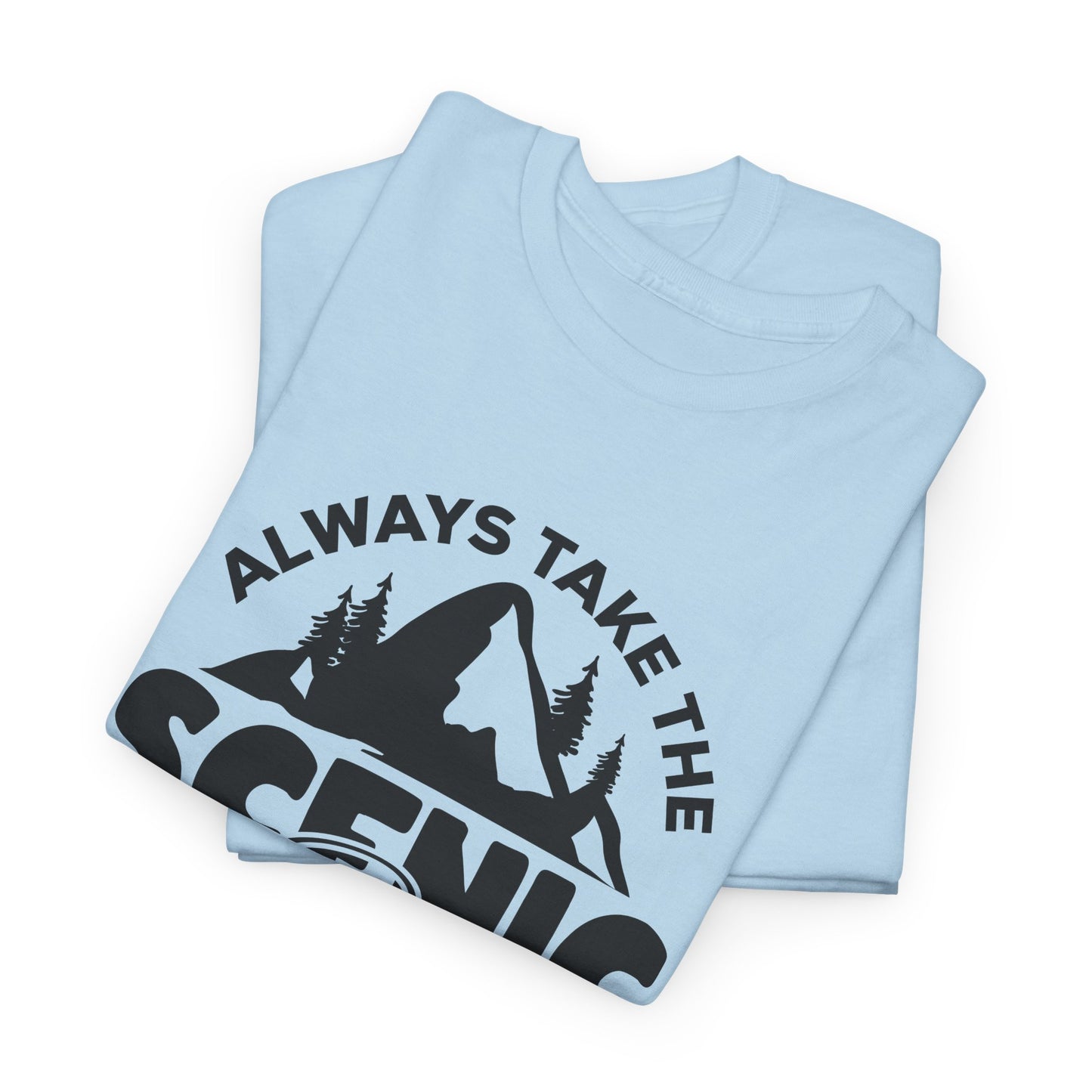 Scenic Route T-Shirt For Adventure TShirt For Great Outdoors T Shirt For Mountains Tee