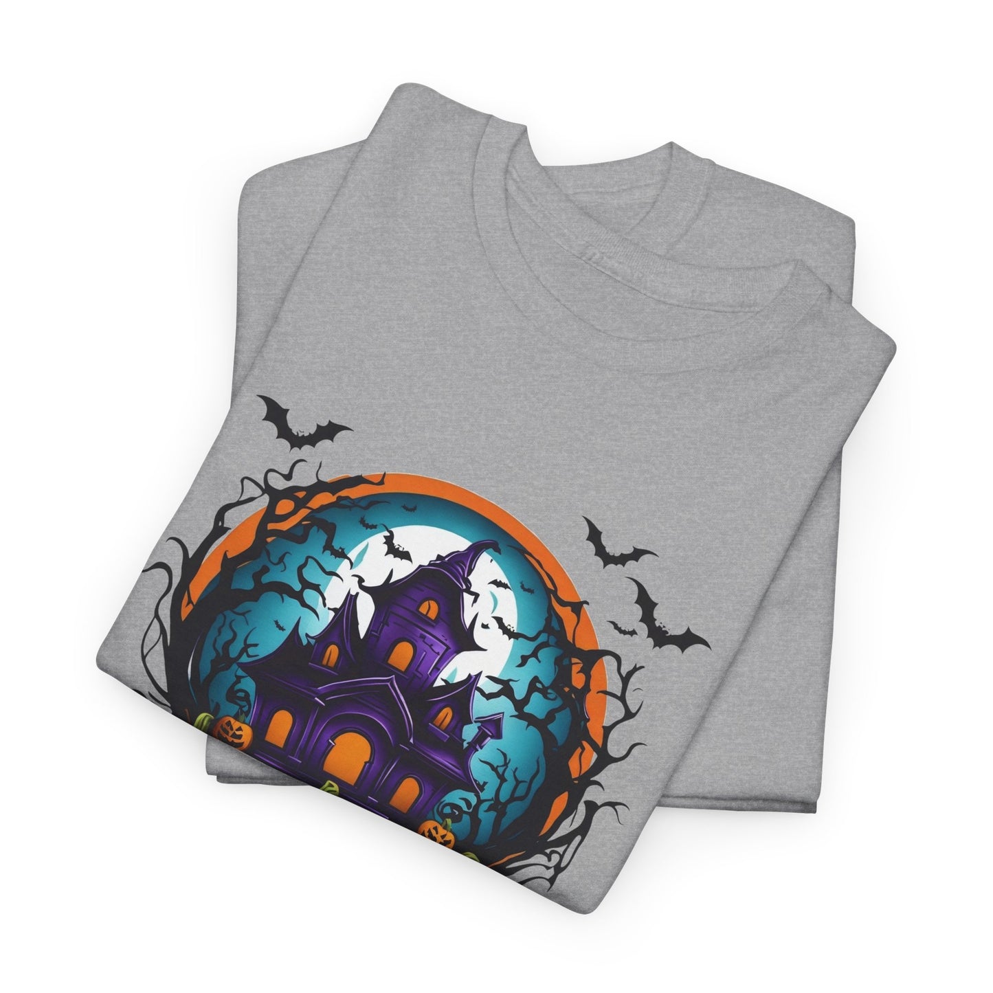 Haunted House T-Shirt For Halloween T Shirt For Jack-o-lantern TShirt