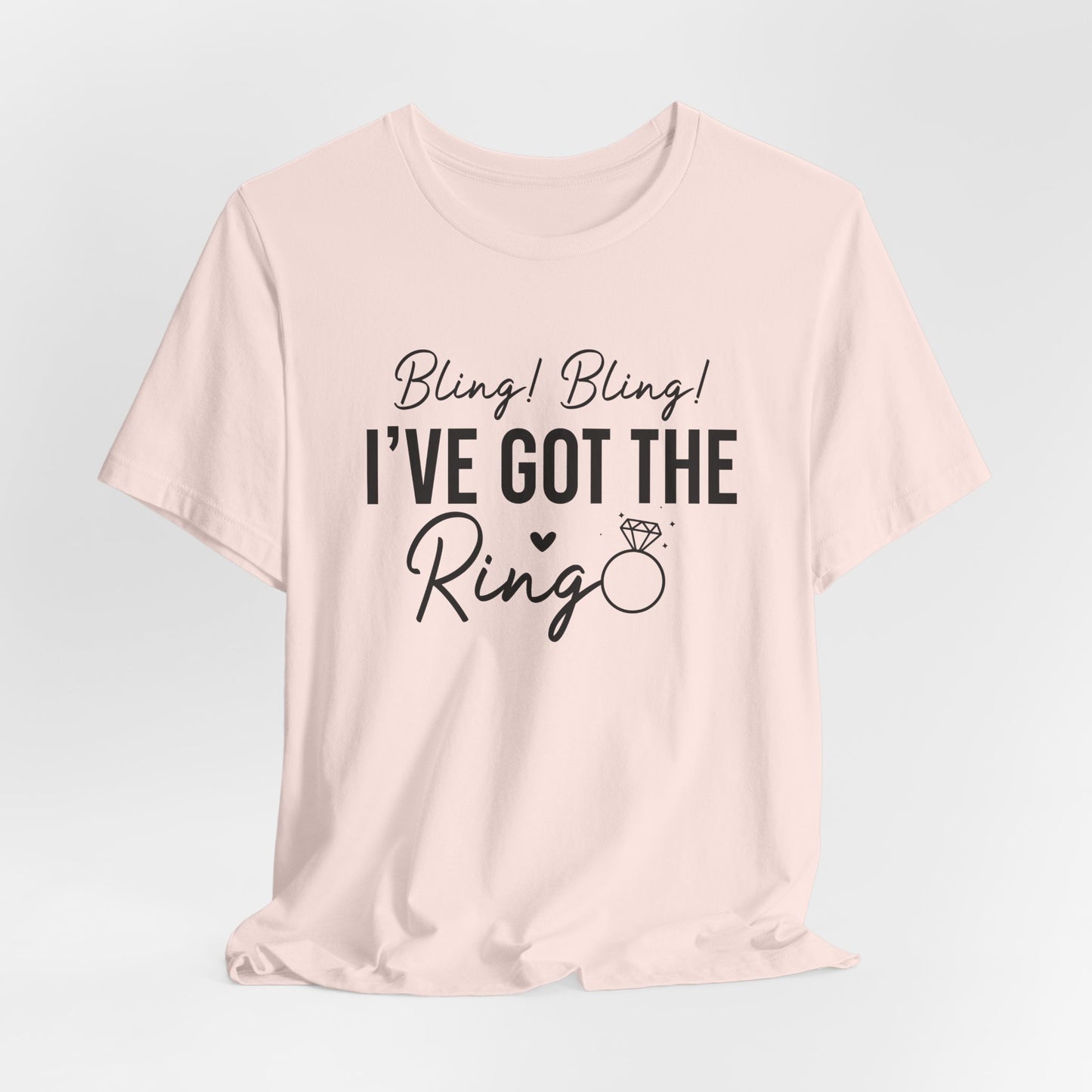 Bling Bling T-Shirt For Bride To Be T Shirt For Fiancee TShirt For Bachelorette