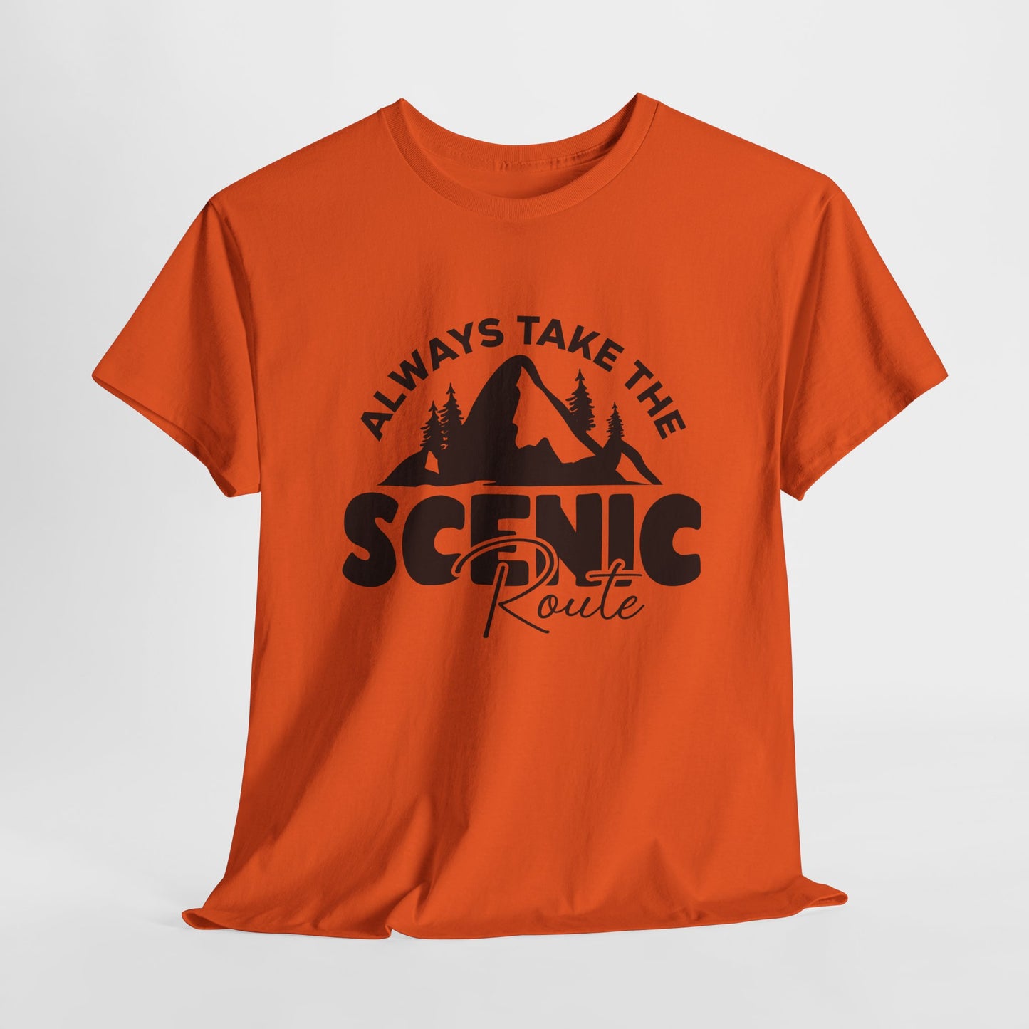 Scenic Route T-Shirt For Adventure TShirt For Great Outdoors T Shirt For Mountains Tee