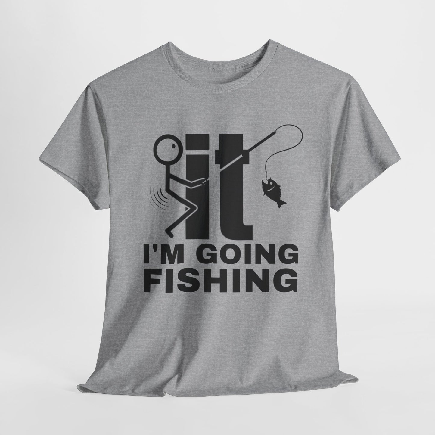 Funny Fishing T-Shirt For F It T Shirt For Graphic Stick Figure TShirt For Fisherman Gift