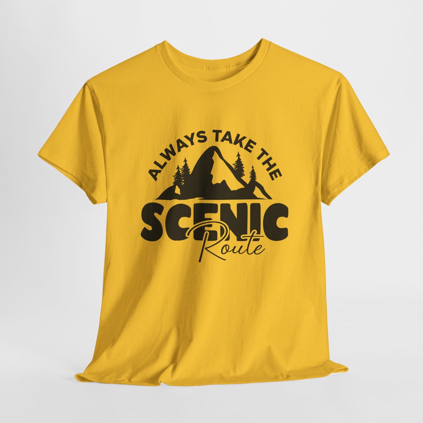 Scenic Route T-Shirt For Adventure TShirt For Great Outdoors T Shirt For Mountains Tee