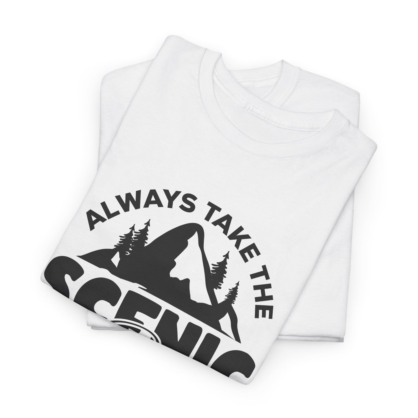 Scenic Route T-Shirt For Adventure TShirt For Great Outdoors T Shirt For Mountains Tee