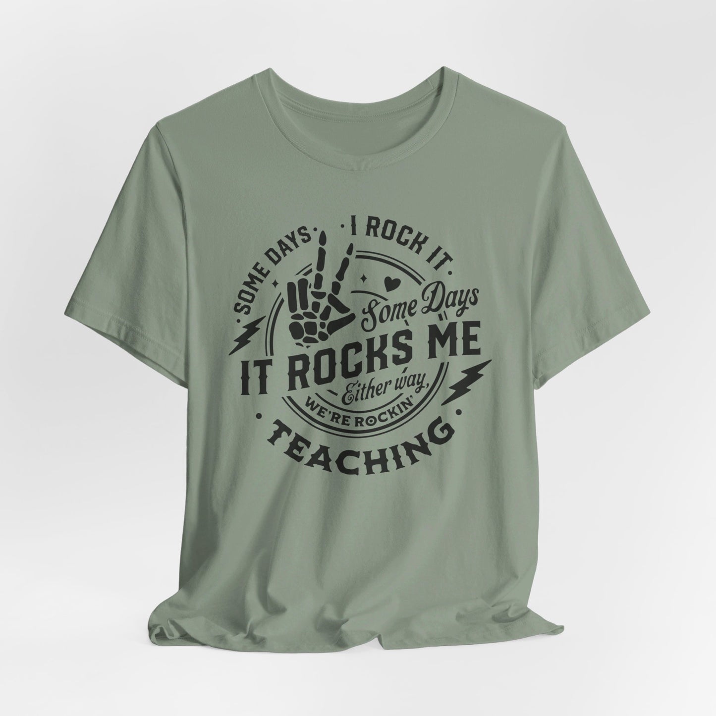 Teacher T-Shirt For Rockin' Education T Shirt For School TShirt