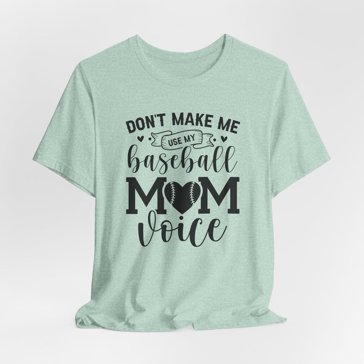 Baseball Mom Voice T-Shirt For School Sports T Shirt For Super Fan TShirt