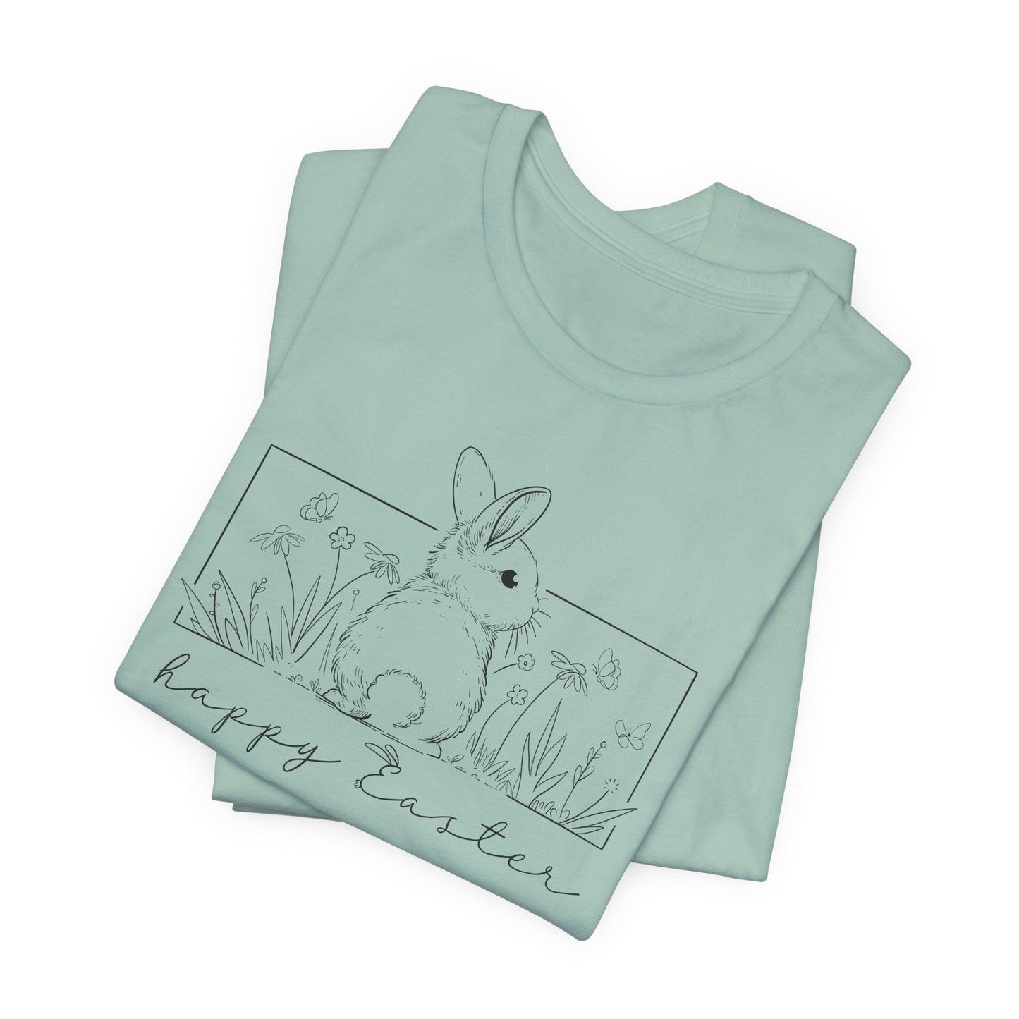 Happy Easter Bunny T-Shirt - Cute Spring Graphic Tee