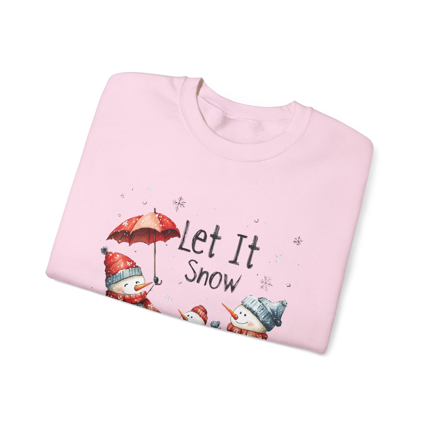 Snowman Sweatshirt For Let It Snow Christmas Shirt