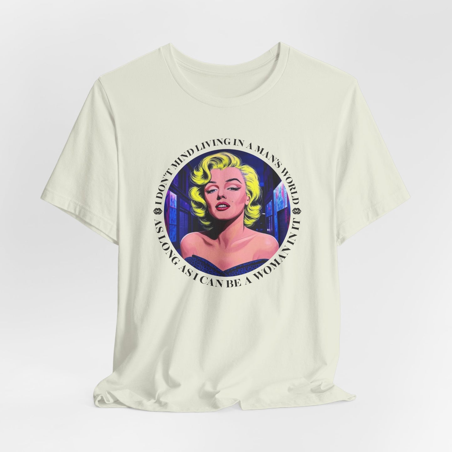 Marilyn Monroe Quote T-Shirt For Living In A Man's World T Shirt For Norma Jean TShirt