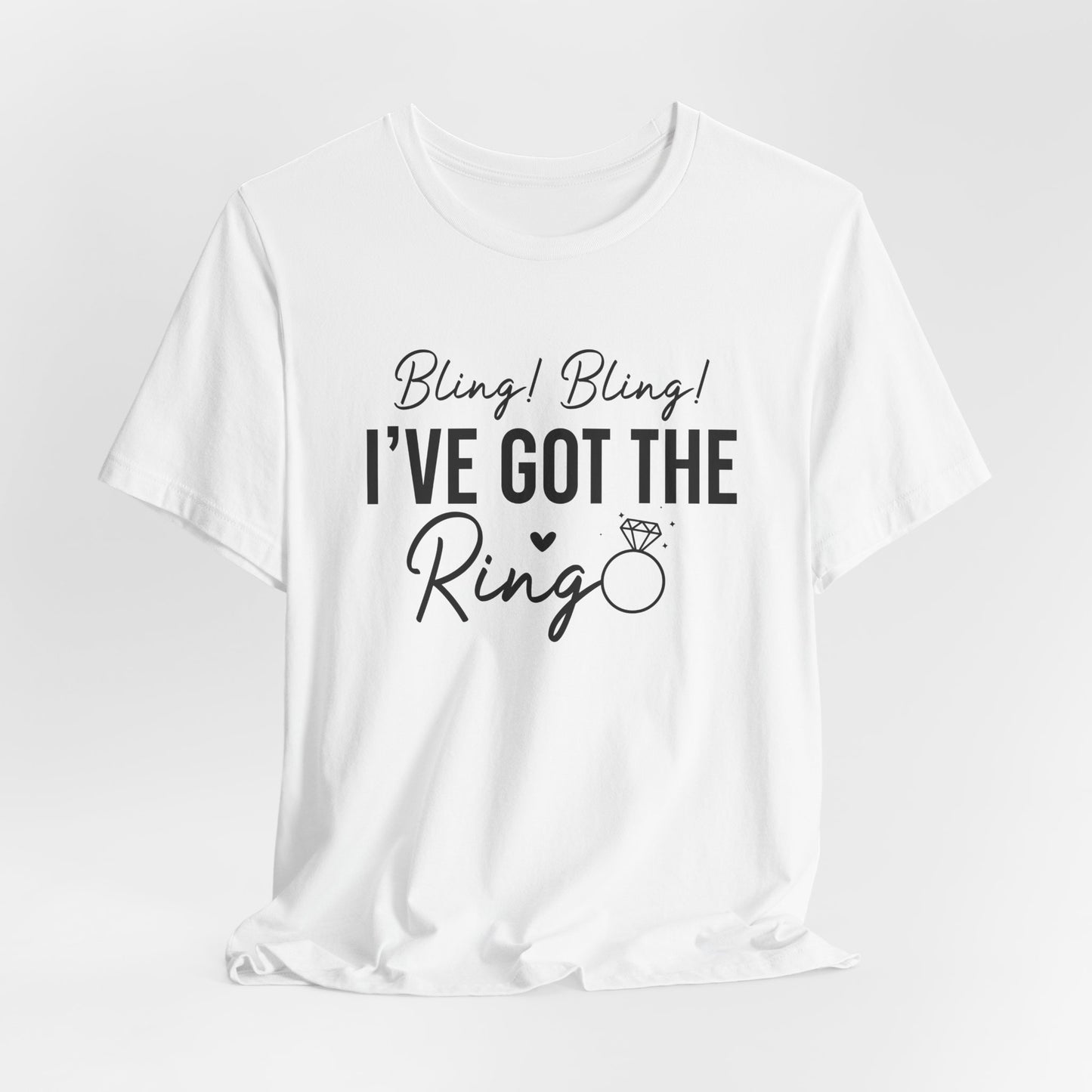 Bling Bling T-Shirt For Bride To Be T Shirt For Fiancee TShirt For Bachelorette