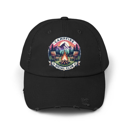 Campfire Social Club Ball Cap - Outdoor Camping Hat