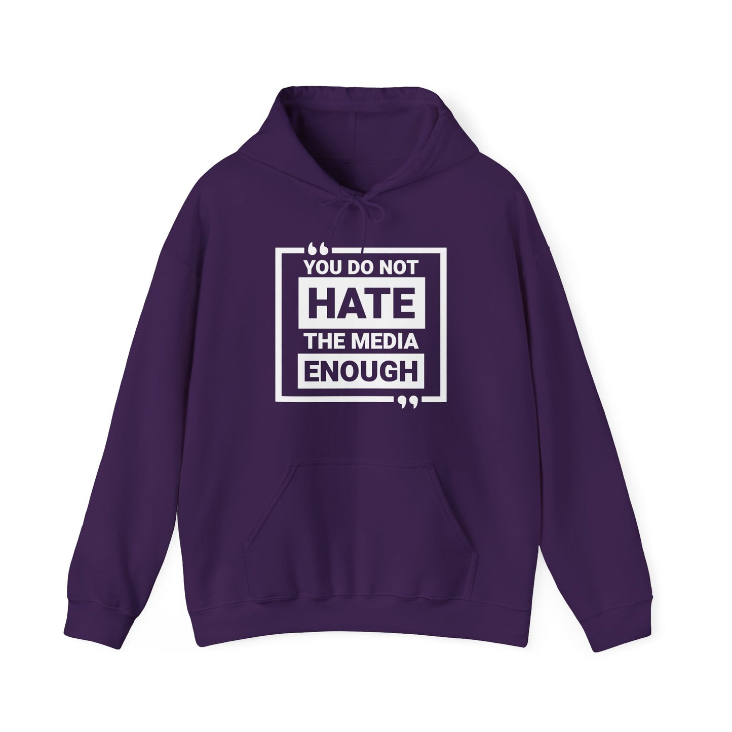You Do Not Hate The Media Enough Hoodie