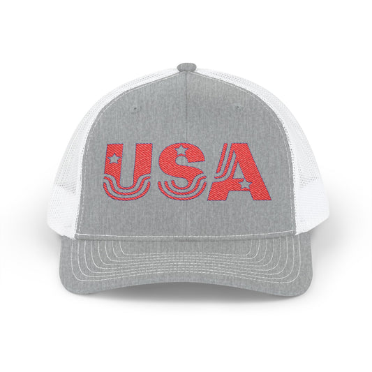 USA Snapback Trucker Cap