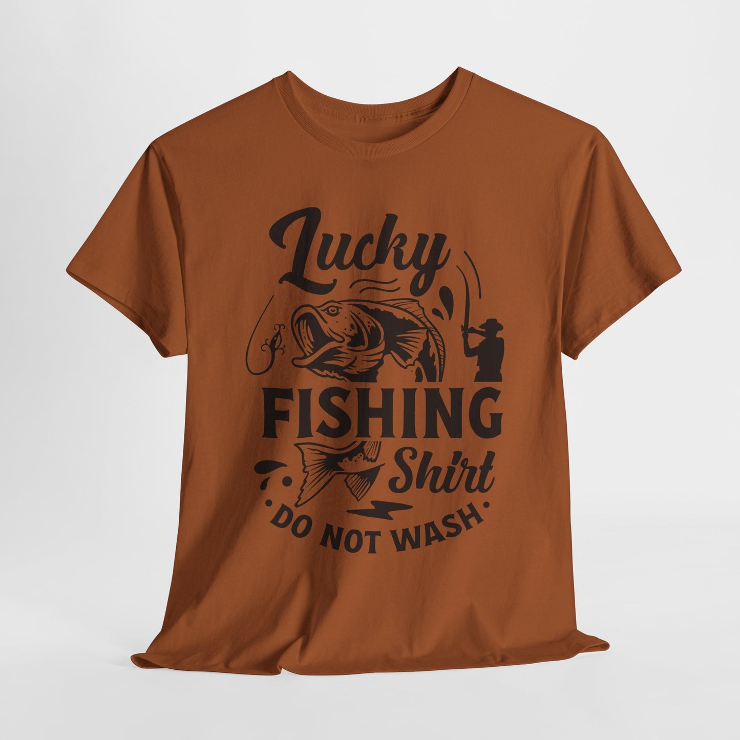 Lucky Fishing T-Shirt For Angler TShirt For Water Sport T Shirt