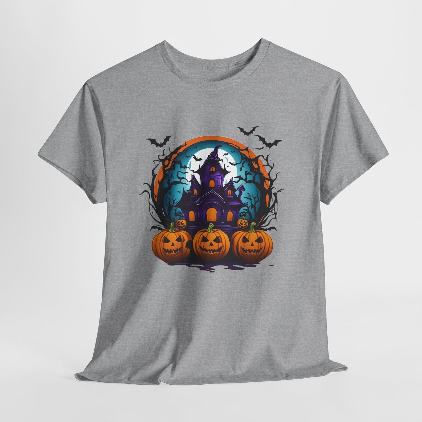 Haunted House T-Shirt For Halloween T Shirt For Jack-o-lantern TShirt