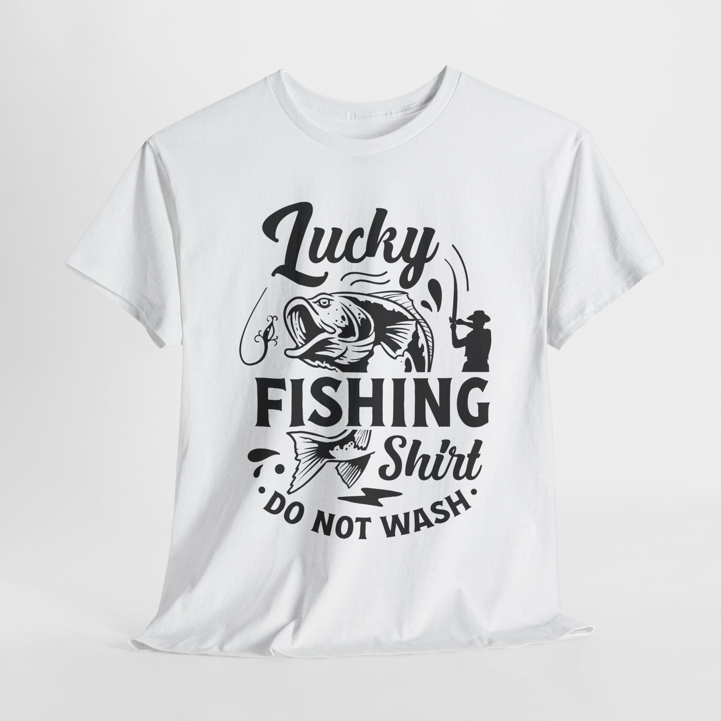 Lucky Fishing T-Shirt For Angler TShirt For Water Sport T Shirt