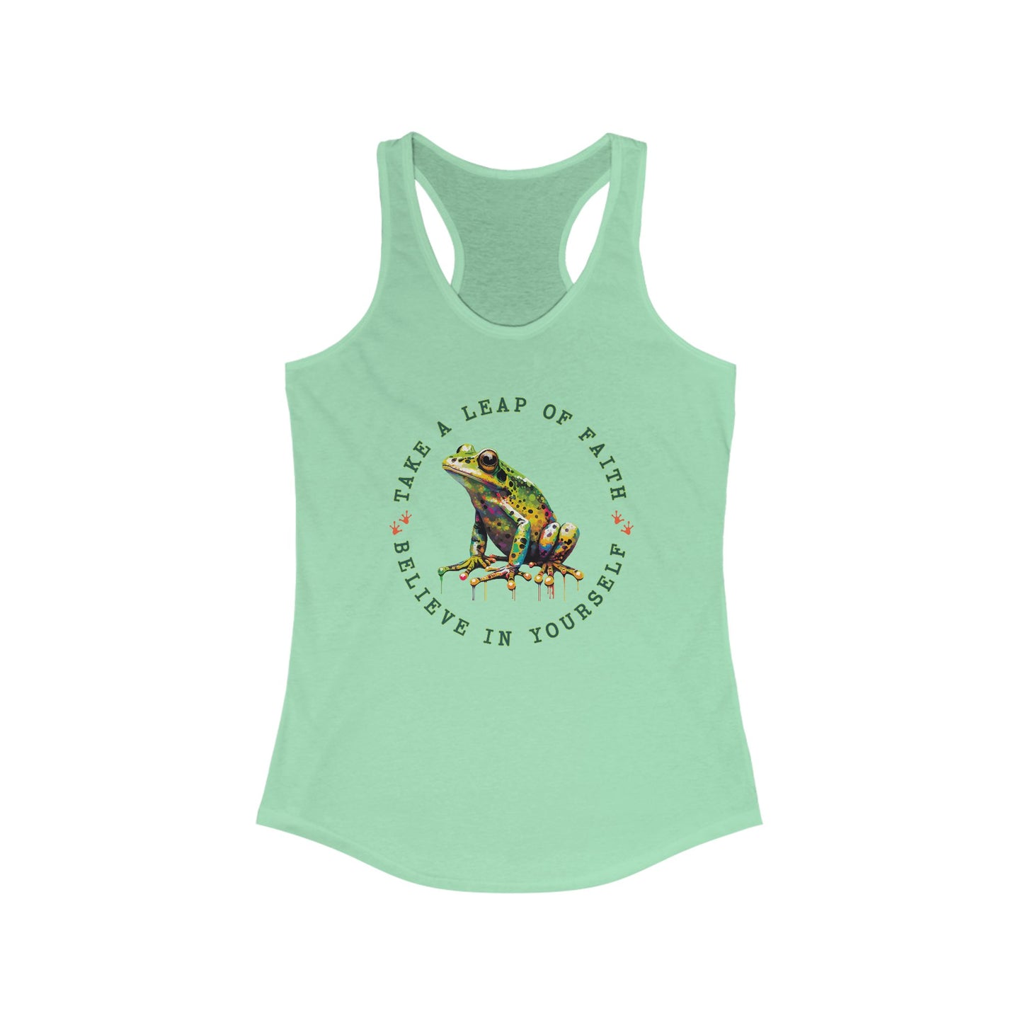 Take A Leap Of Faith Tank Top For Believe In Yourself Shirt For Lucky Frog Top