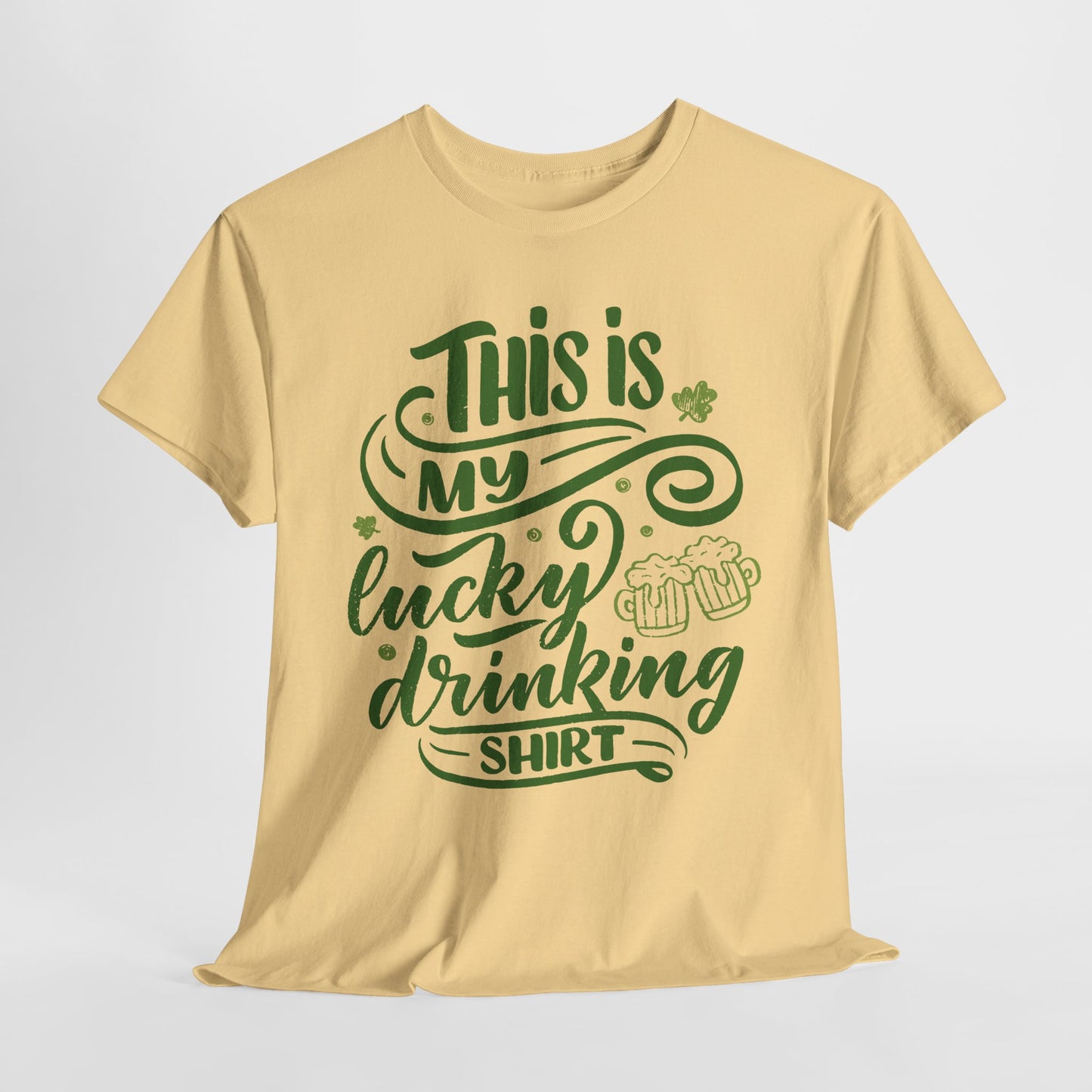 Lucky Drinking T-Shirt For St Patrick's Day TShirt For Irish Party T Shirt