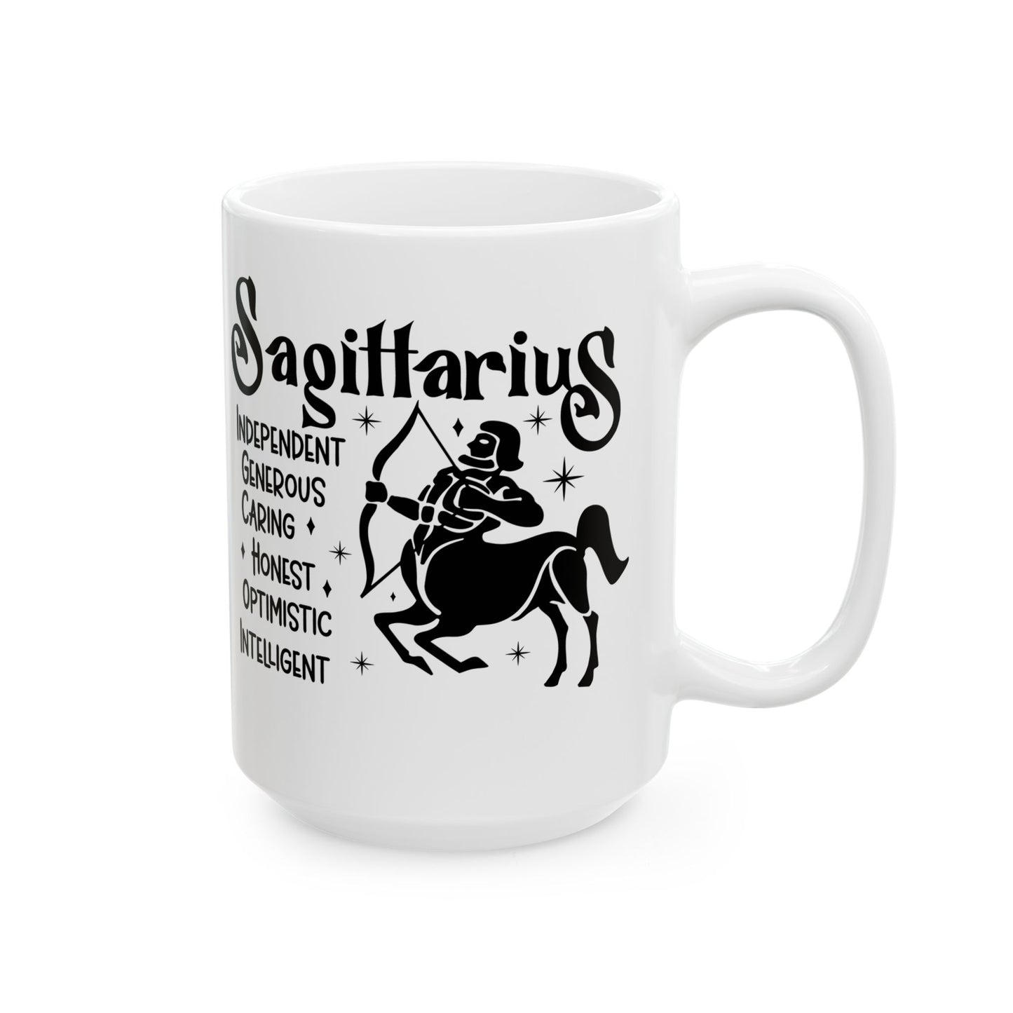 Sagittarius Ceramic Mug For Zodiac Coffee Cup For Astrology Birthday Gift Idea