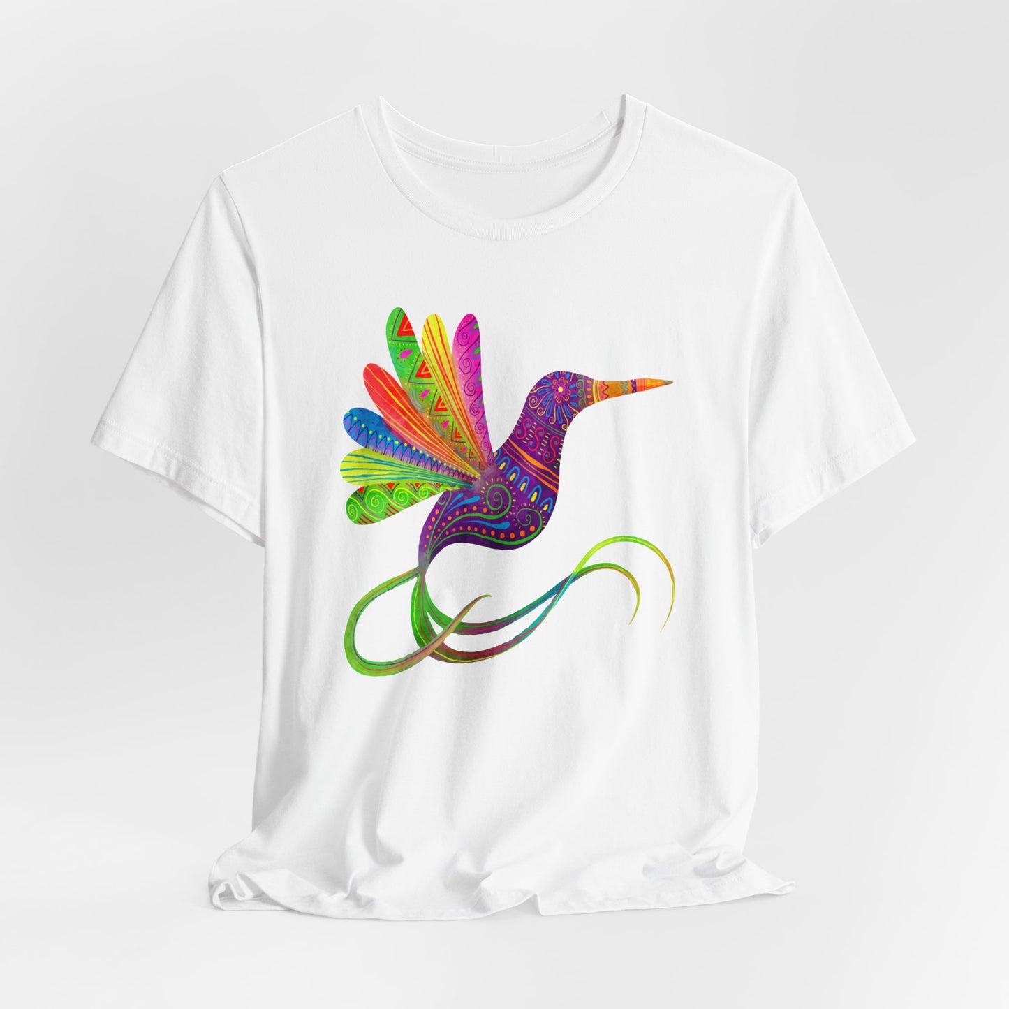 Hummingbird T-Shirt For Mexico Art T Shirt For Watercolor Bird Print TShirt For Cinco de Mayo