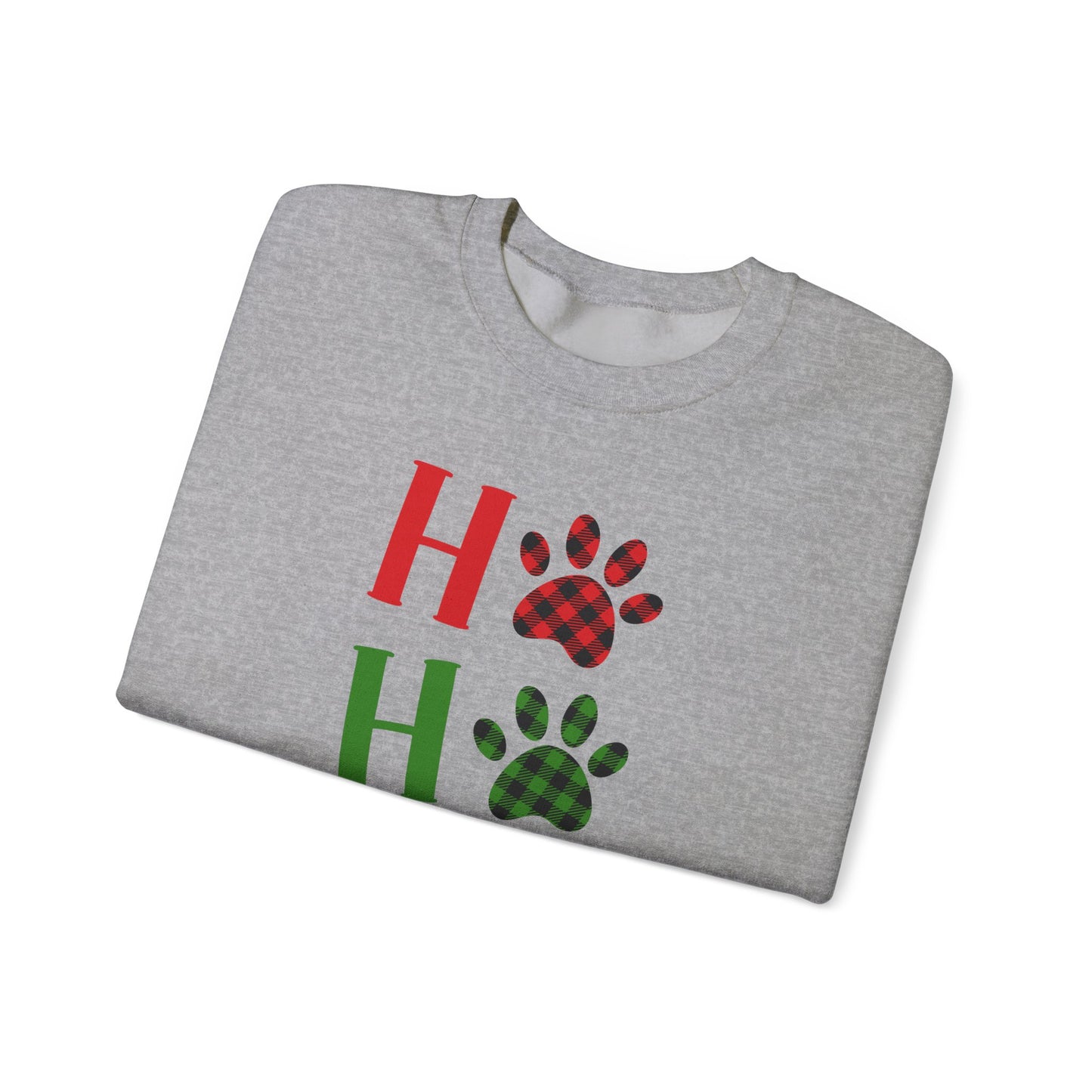 Christmas Paws Sweatshirt For Ho Ho Ho Shirt For Festive Holiday Winter Wear