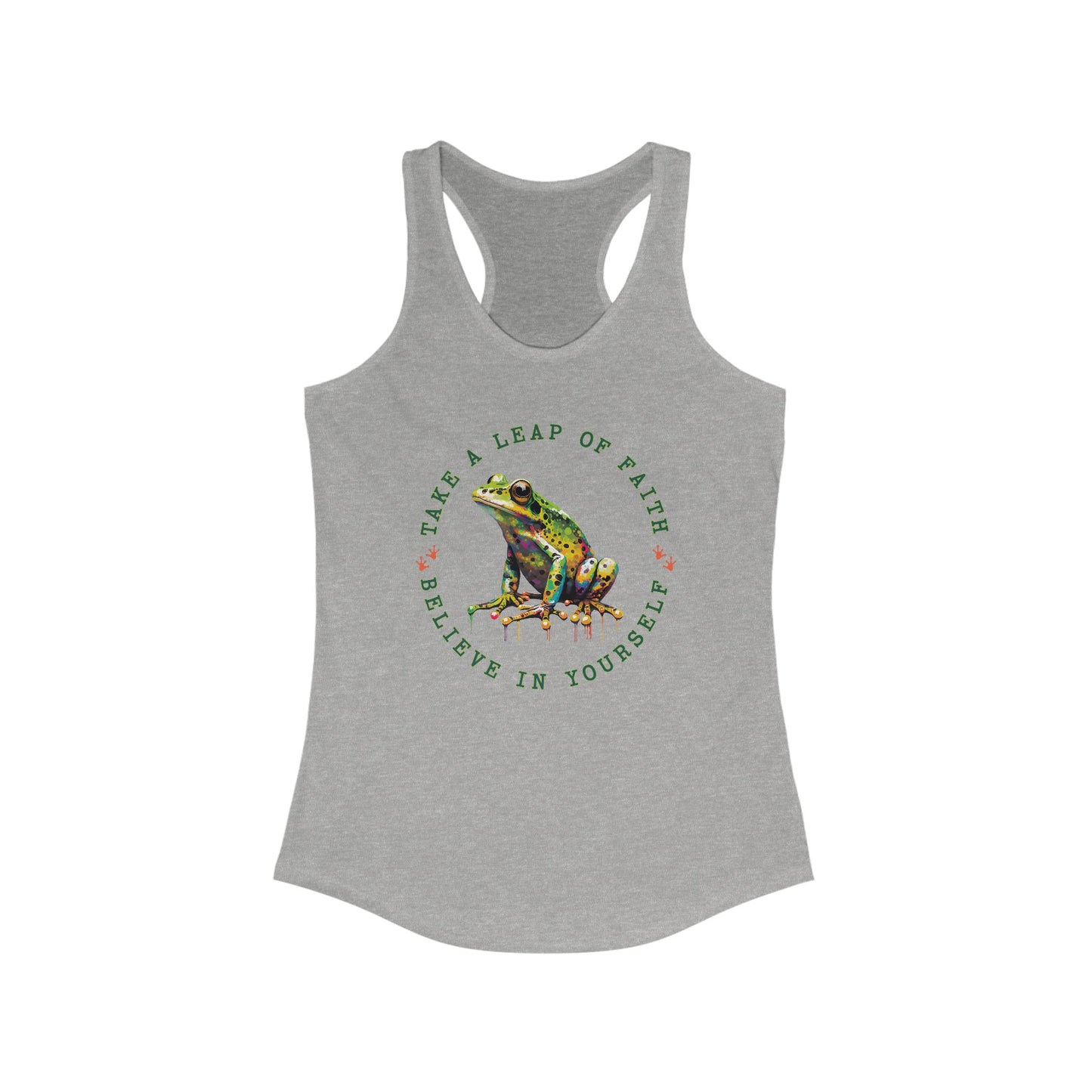 Take A Leap Of Faith Tank Top For Believe In Yourself Shirt For Lucky Frog Top