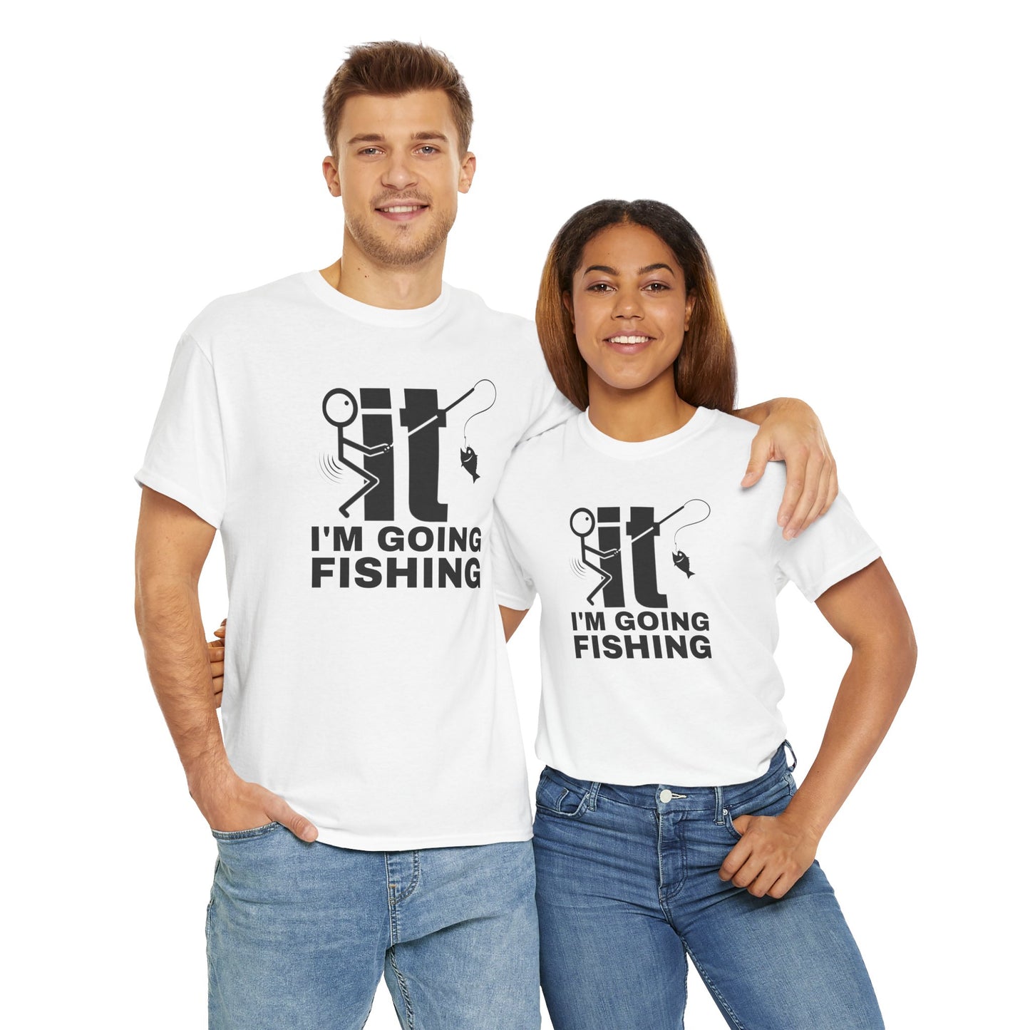 Funny Fishing T-Shirt For F It T Shirt For Graphic Stick Figure TShirt For Fisherman Gift