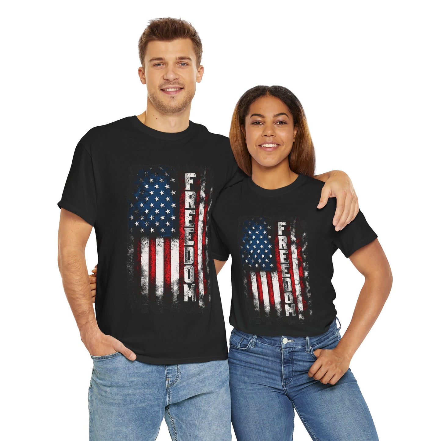 Patriotic Freedom T-Shirt - American Flag Tee