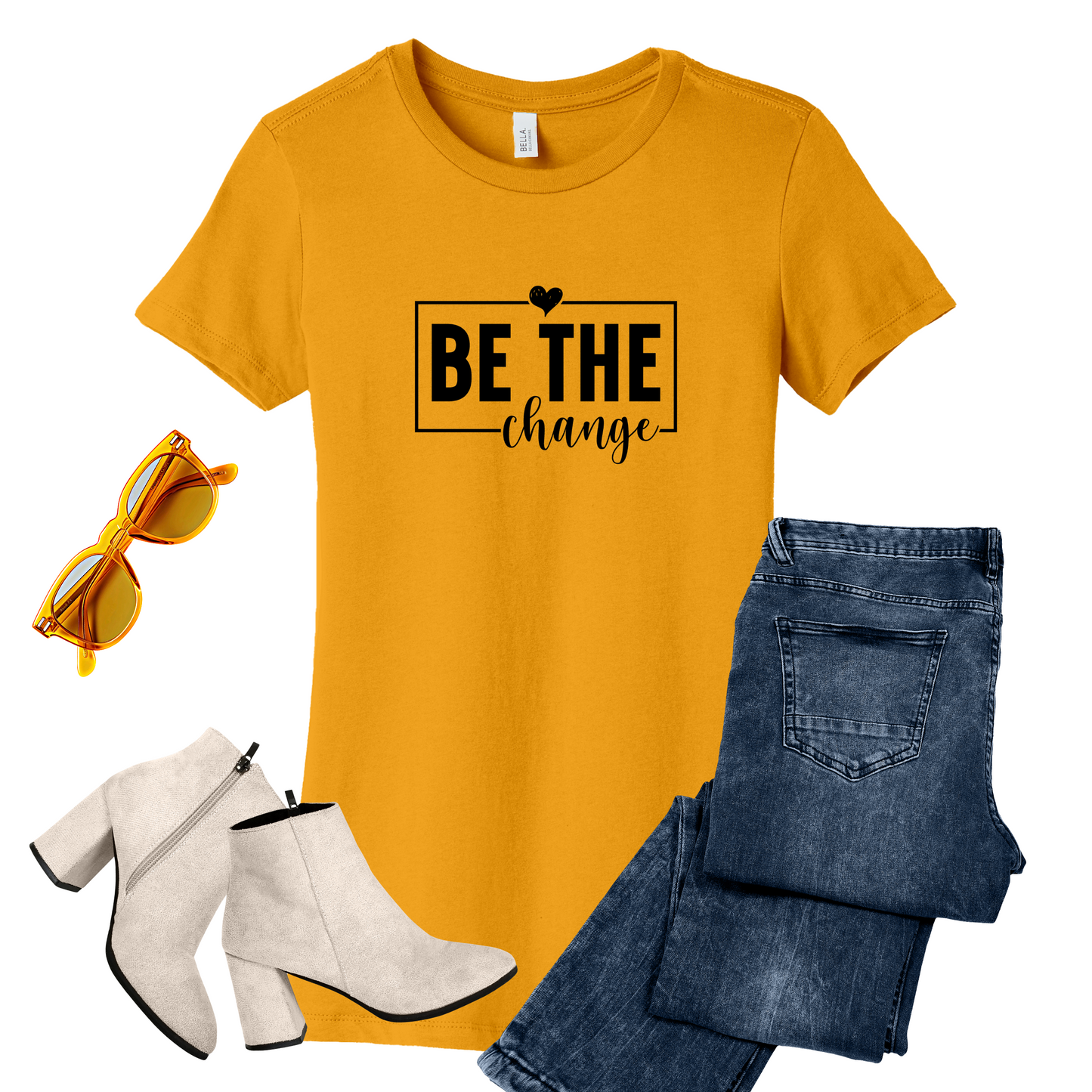 Be The Change t-Shirt For Inspirational T Shirt For Positive Vibes TShirt