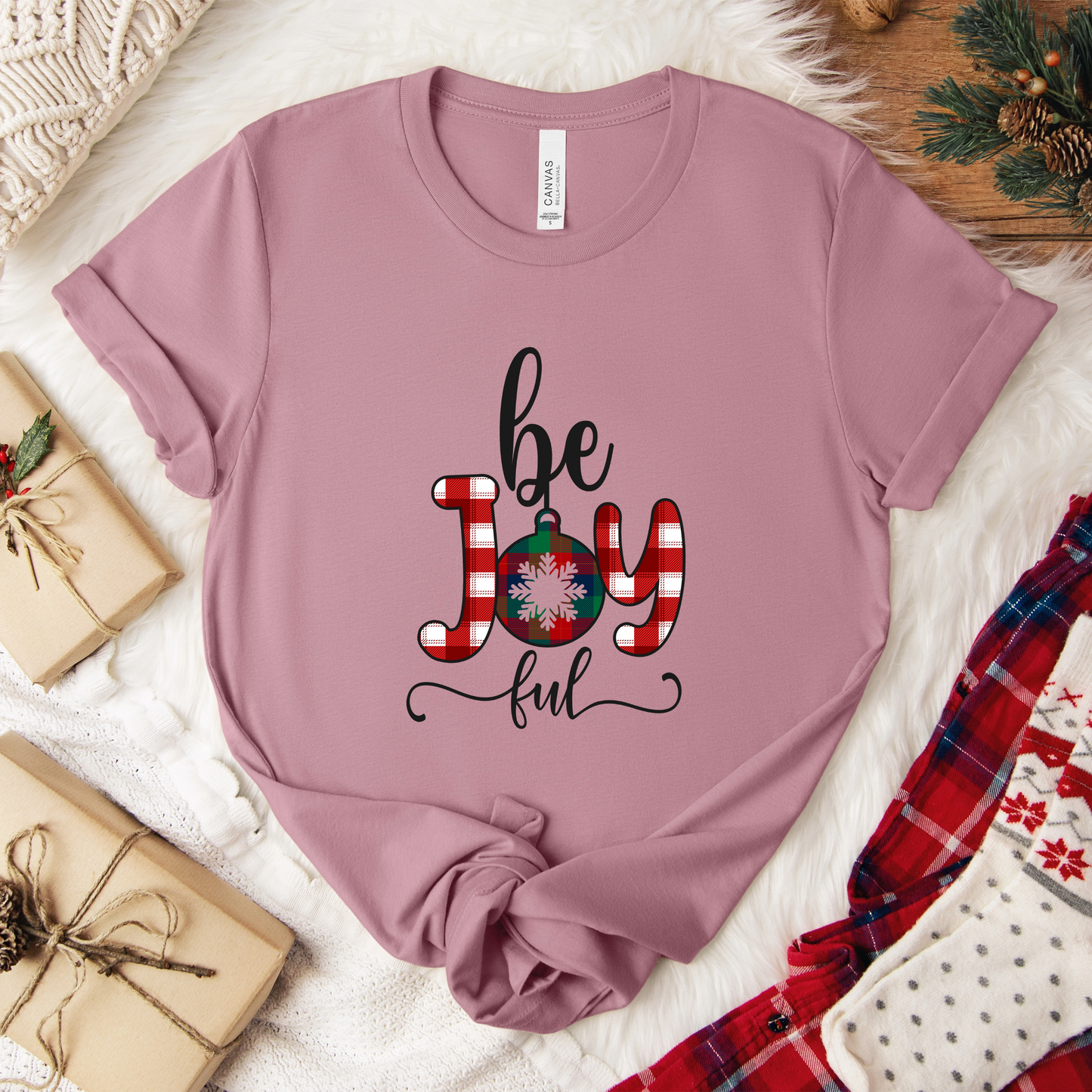 Joyful T-Shirt For Christmas TShirt For Holiday Cheer T Shirt