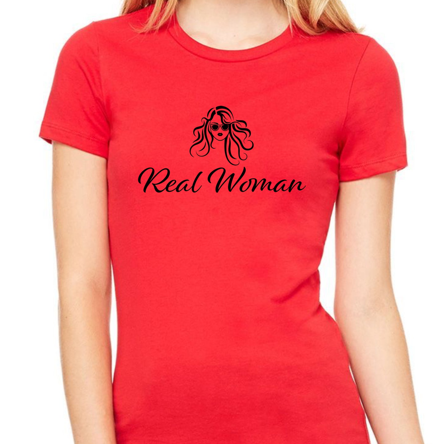 Real Woman T-Shirt For Genuine Woman TShirt For Women Aren't Men T Shirt For Ladies Shirt For Gift For Woman TShirt for Mother's Day Gift For Mom