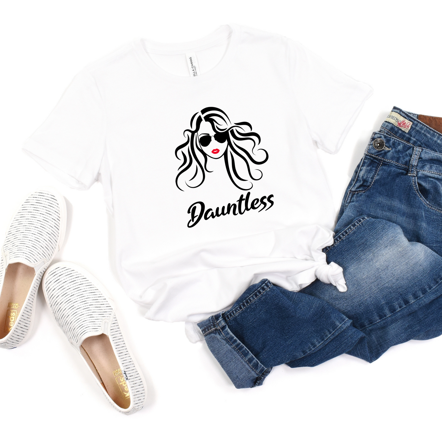 Dauntless Girl T-Shirt For Fearless Woman TShirt For Determined Girl T Shirt Gift