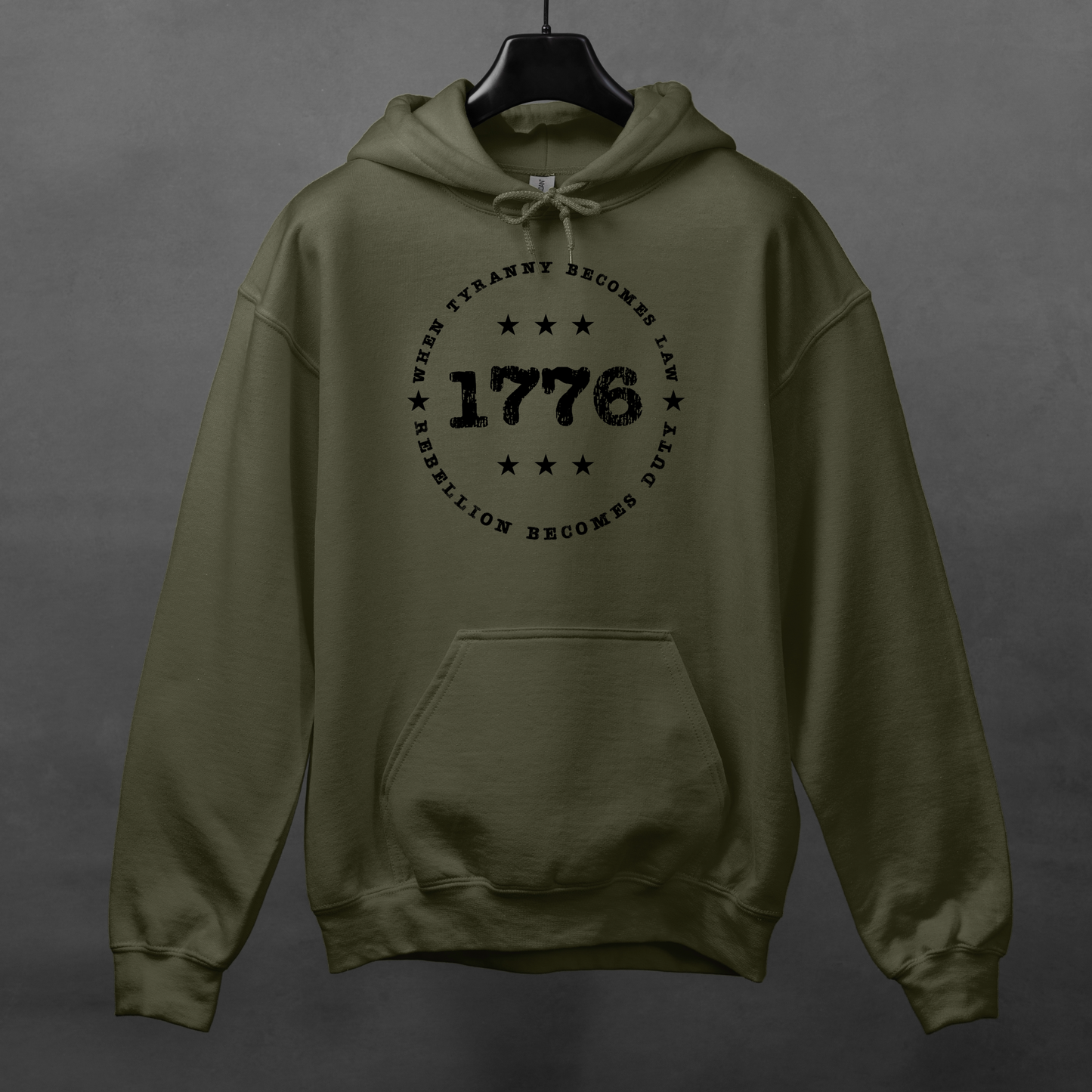 When Tyranny Becomes Law 1776 Hooded Sweatshirt For Rebellion Hoodie For Conservative Gift