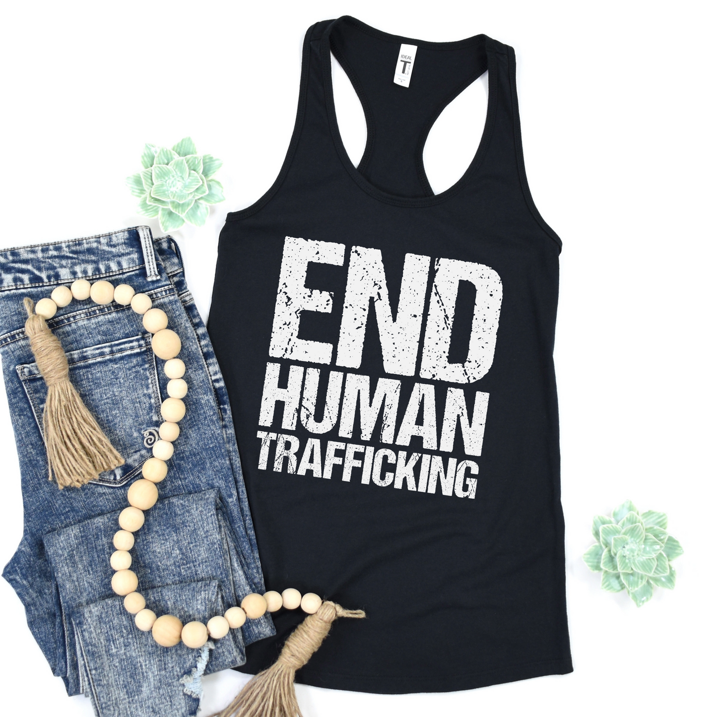 End Human Trafficking Tank Top For Trafficking Awareness Shirt