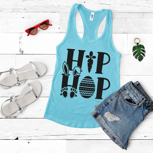 Hip Hop Racerback Tank For Easter Tank For Spring Top For Her