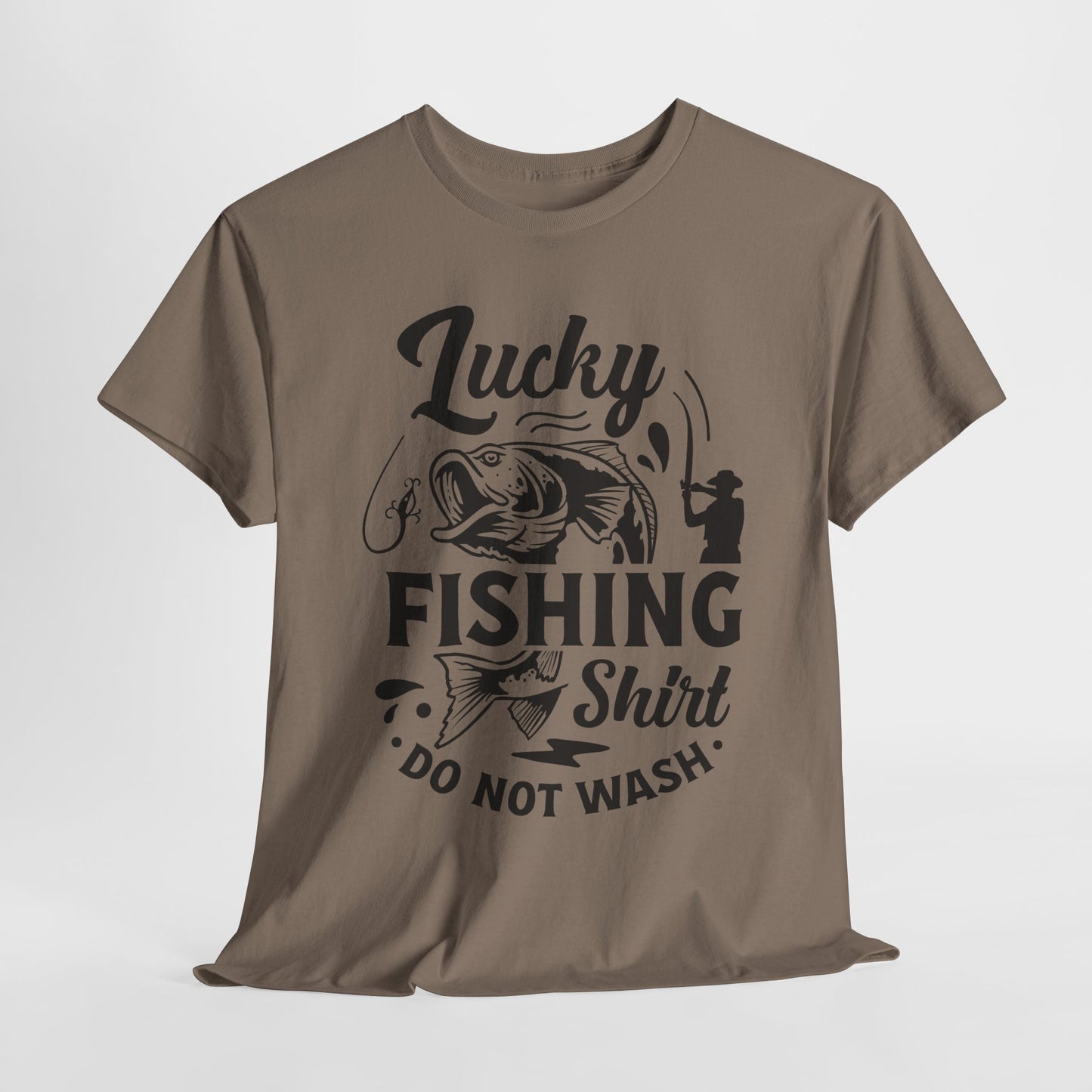 Lucky Fishing T-Shirt For Angler TShirt For Water Sport T Shirt