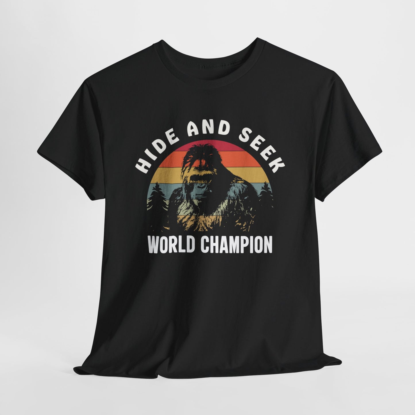 Yeti T-Shirt For Hide And Seek T Shirt For Bigfoot TShirt For World Champion TShirt For Sasquach Shirt For Bigfoot Conspiracy Fan