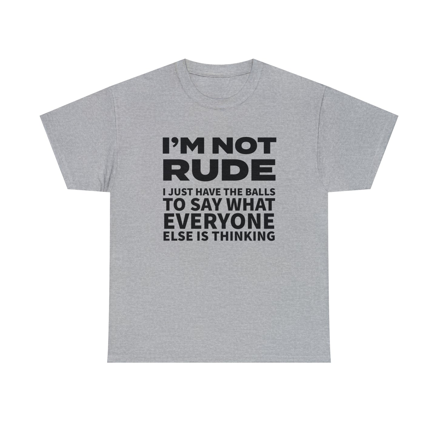 Not Rude T-Shirt For Ballsy TShirt For Speak Up T Shirt For Not Afraid T-Shirt For Conservative Shirt