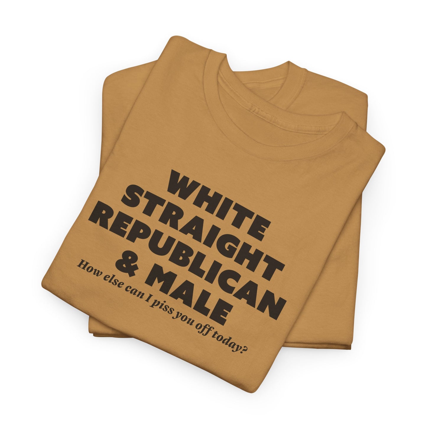 Sarcastic White T-Shirt For Political TShirt for Male T Shirt