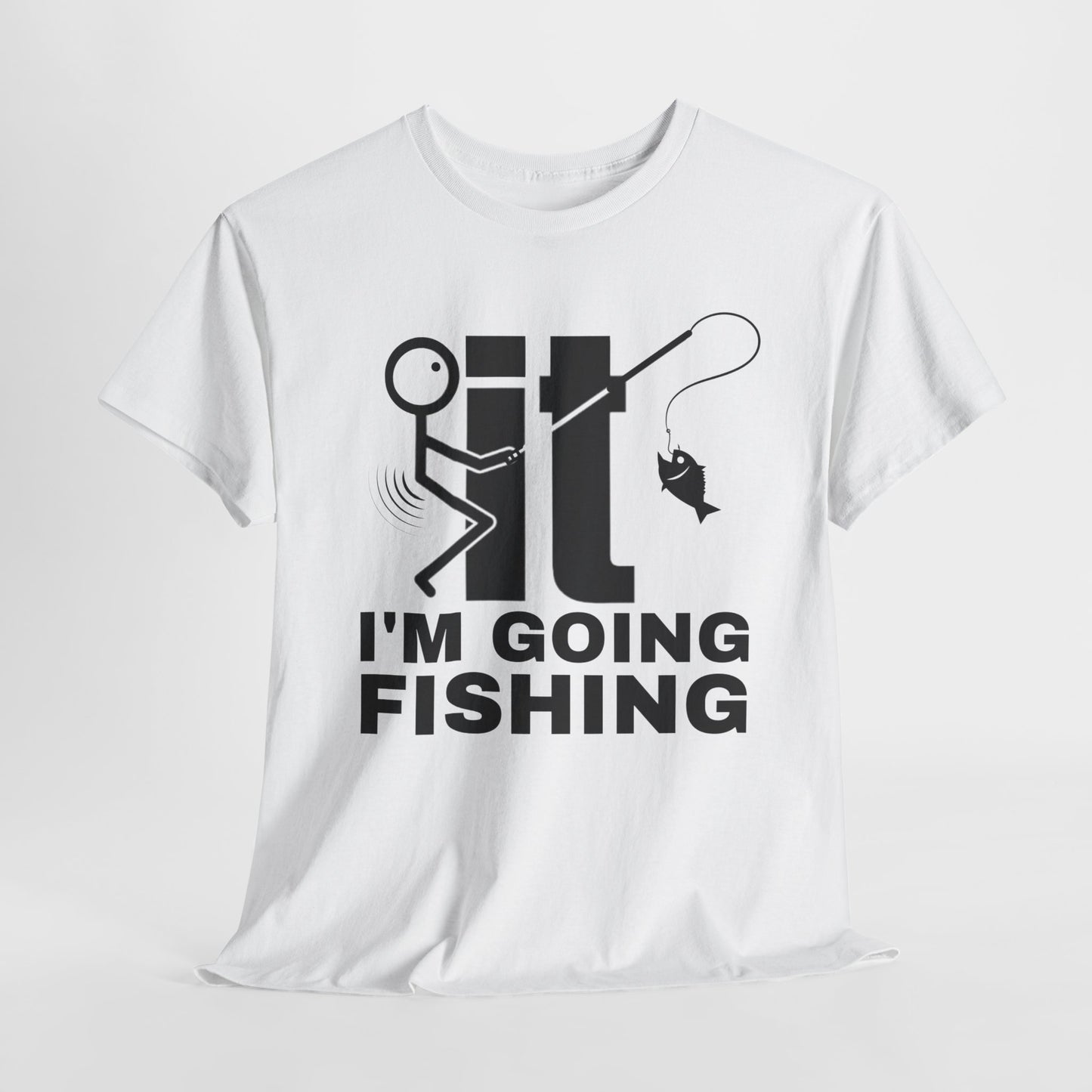 Funny Fishing T-Shirt For F It T Shirt For Graphic Stick Figure TShirt For Fisherman Gift