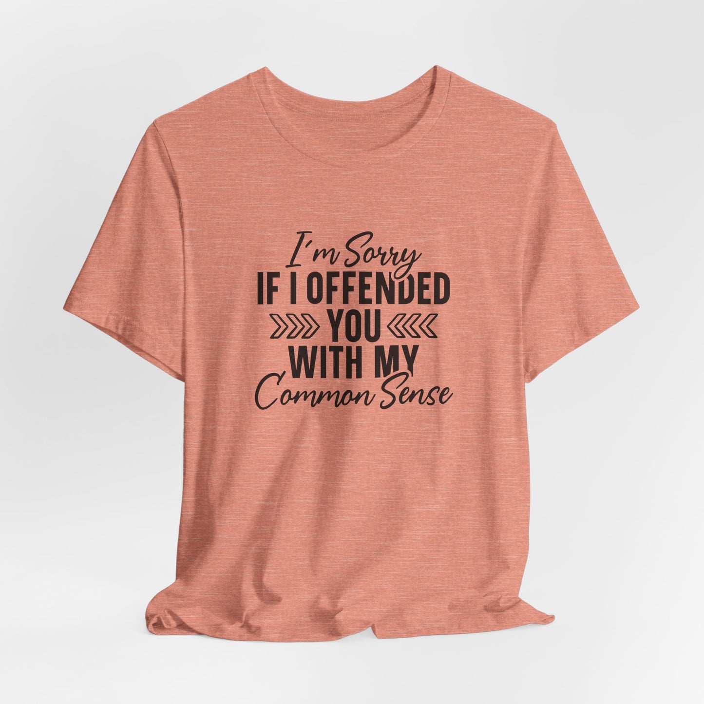 Offended T-Shirt For Sarcastic Sorry T Shirt For Common Sense TShirt