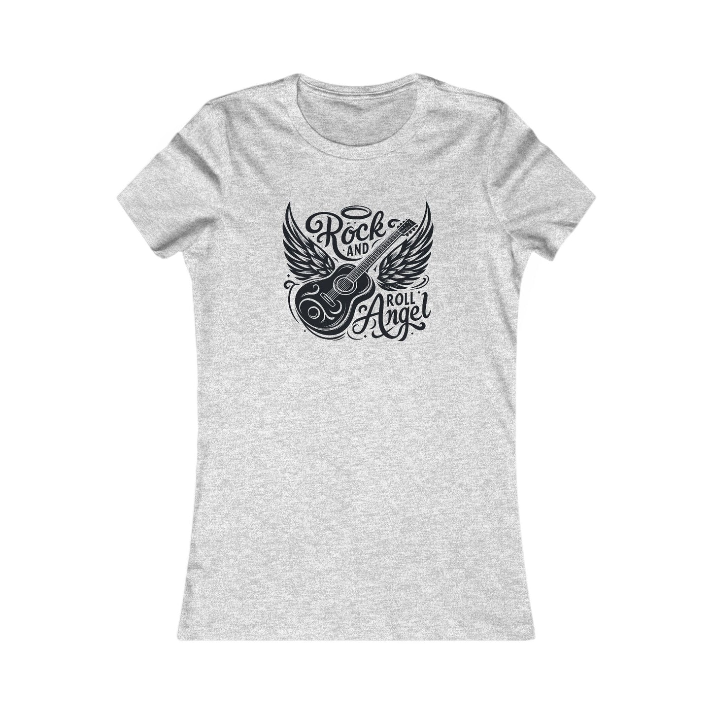 Rock And Roll Angel T-Shirt For Guitarist TShirt For Music Lover T Shirt