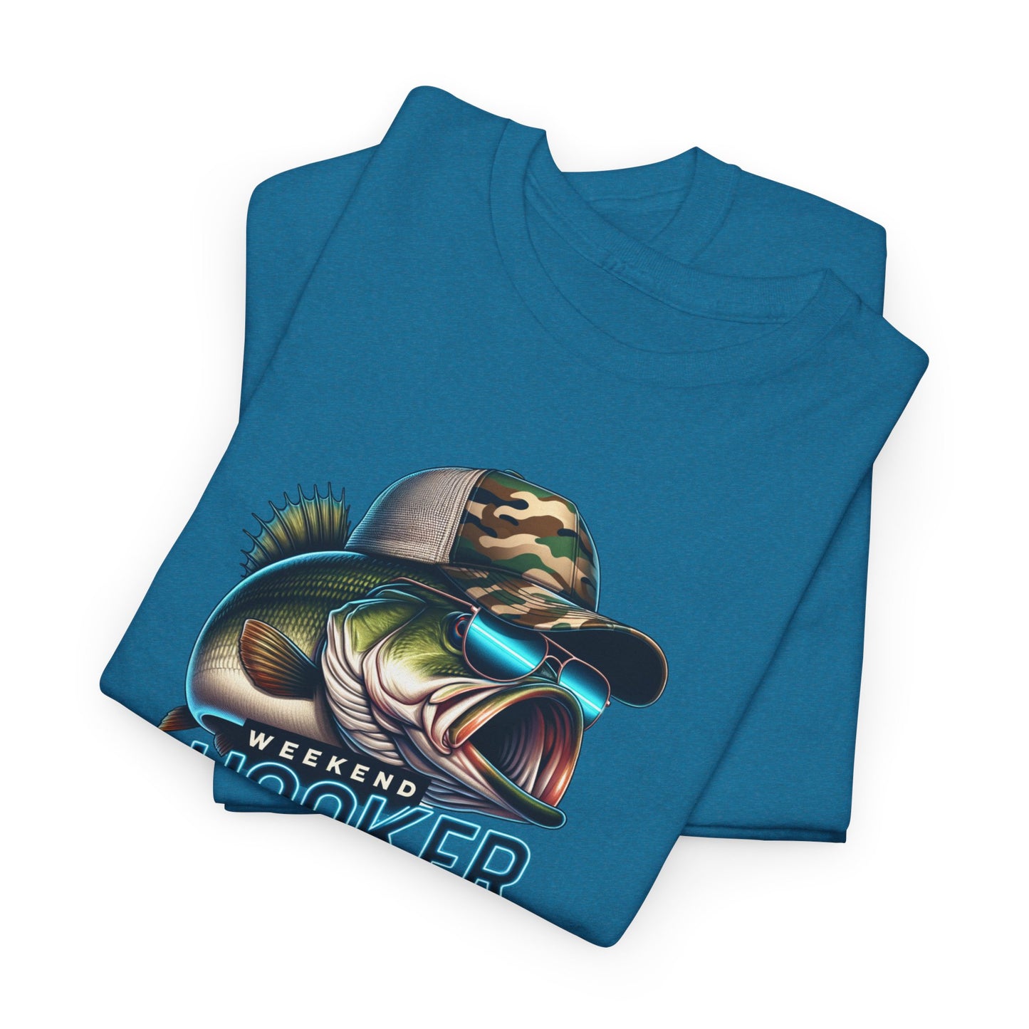 Punny Fishing T-Shirt For Bass Fisherman T Shirt For Weekend Hooker TShirt