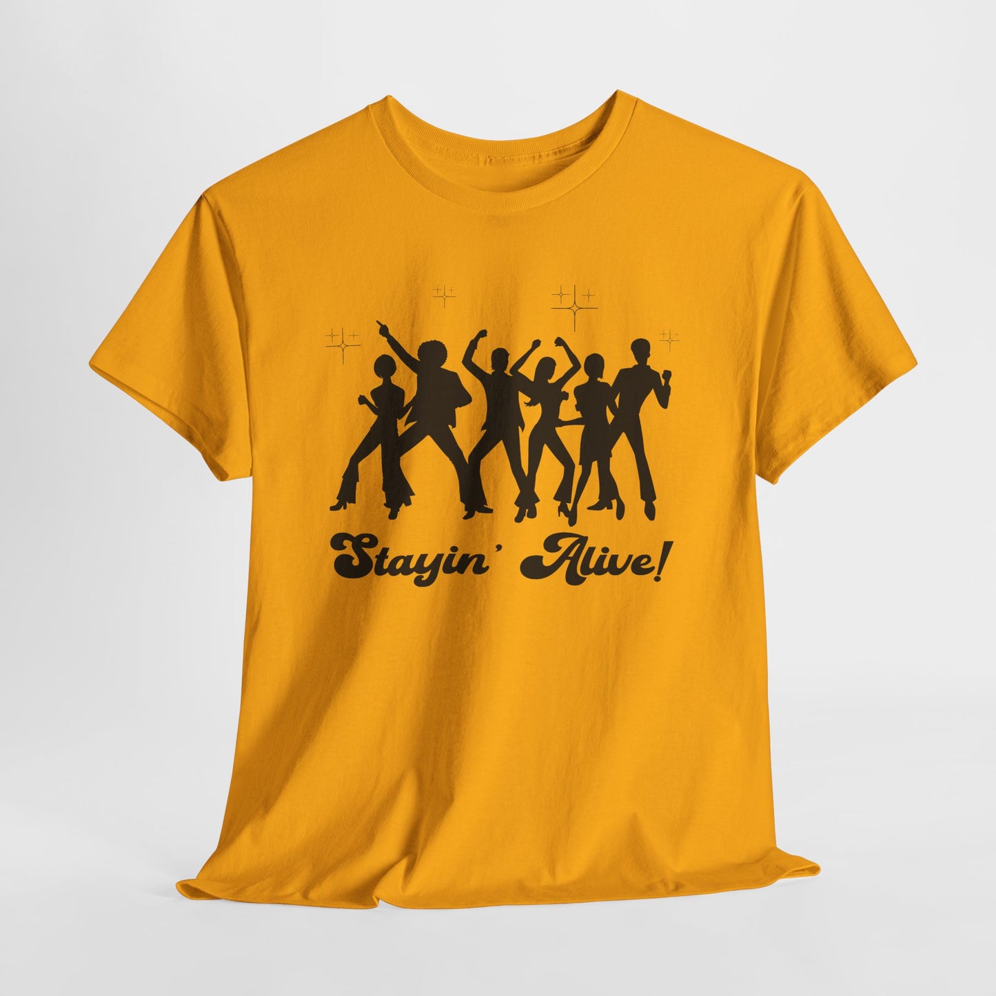 Stayin' Alive T-Shirt For Disco TShirt For Seventies Era T Shirt Retro T-Shirt For Disco Costume Shirt Groovy TShirt For 70s Music T Shirt For 1970s Tee