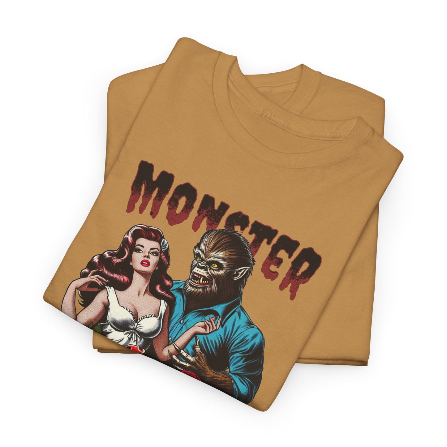 Monster Lover T-Shirt For Wolfman TShirt For Damsel In Distress T Shirt For Halloween Costume