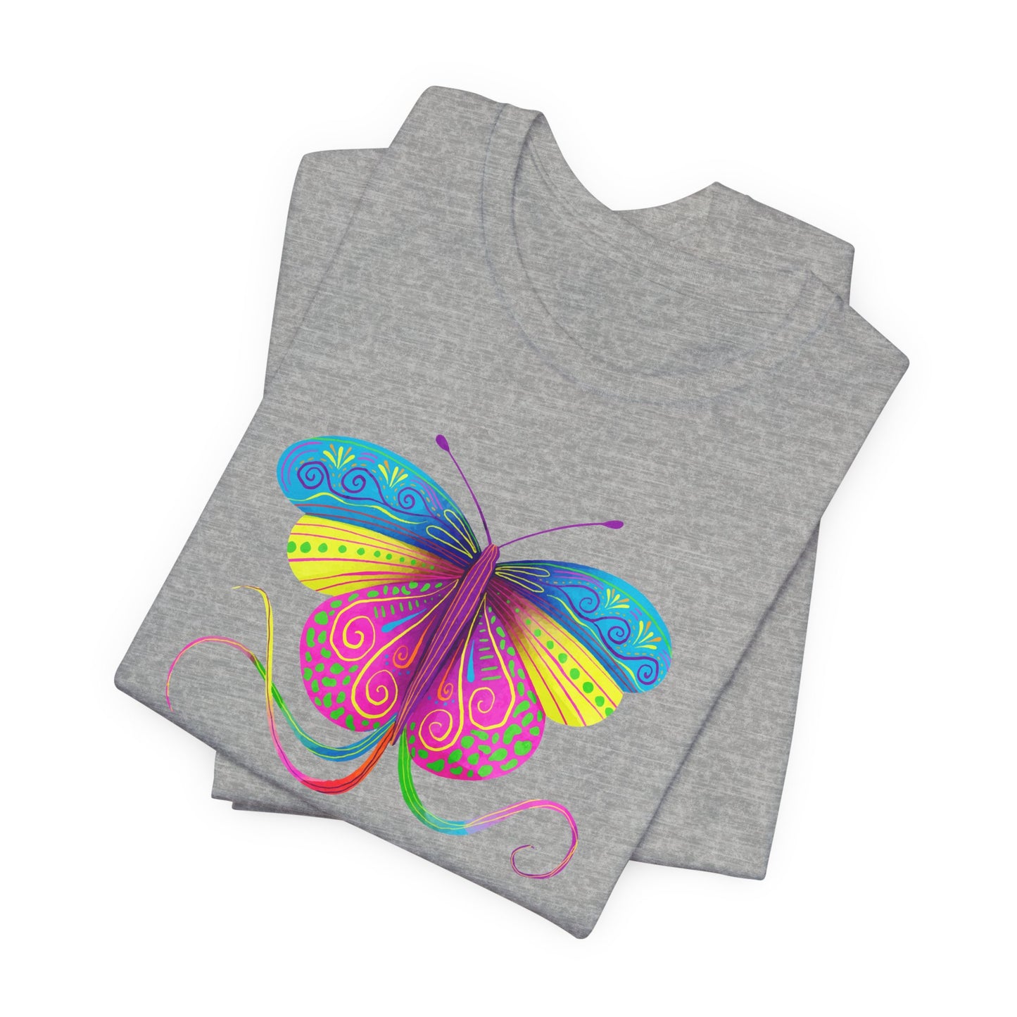 Butterfly T-Shirt For Mexican Folk Art T Shirt For Cinco de Mayo Watercolor TShirt