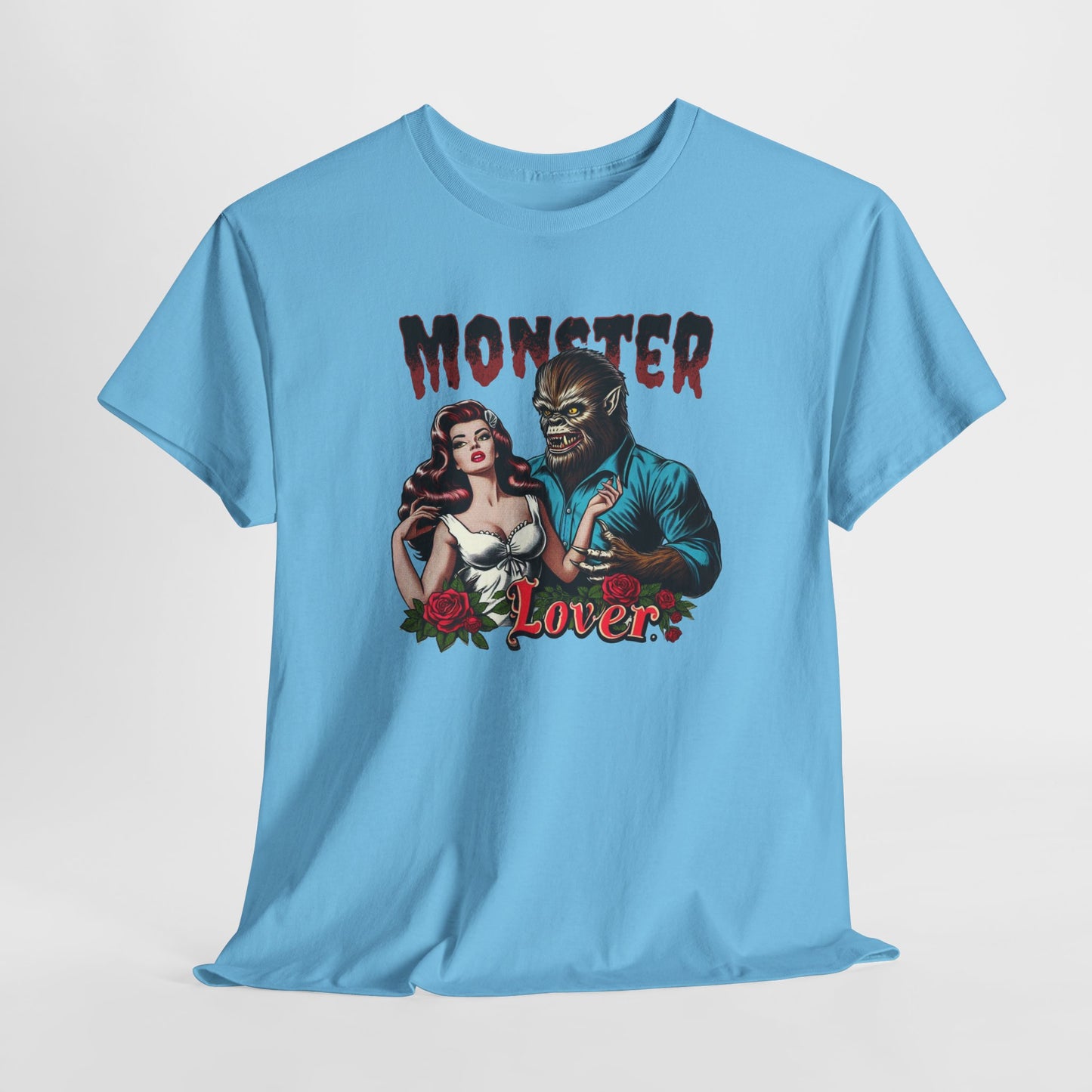 Monster Lover T-Shirt For Wolfman TShirt For Damsel In Distress T Shirt For Halloween Costume