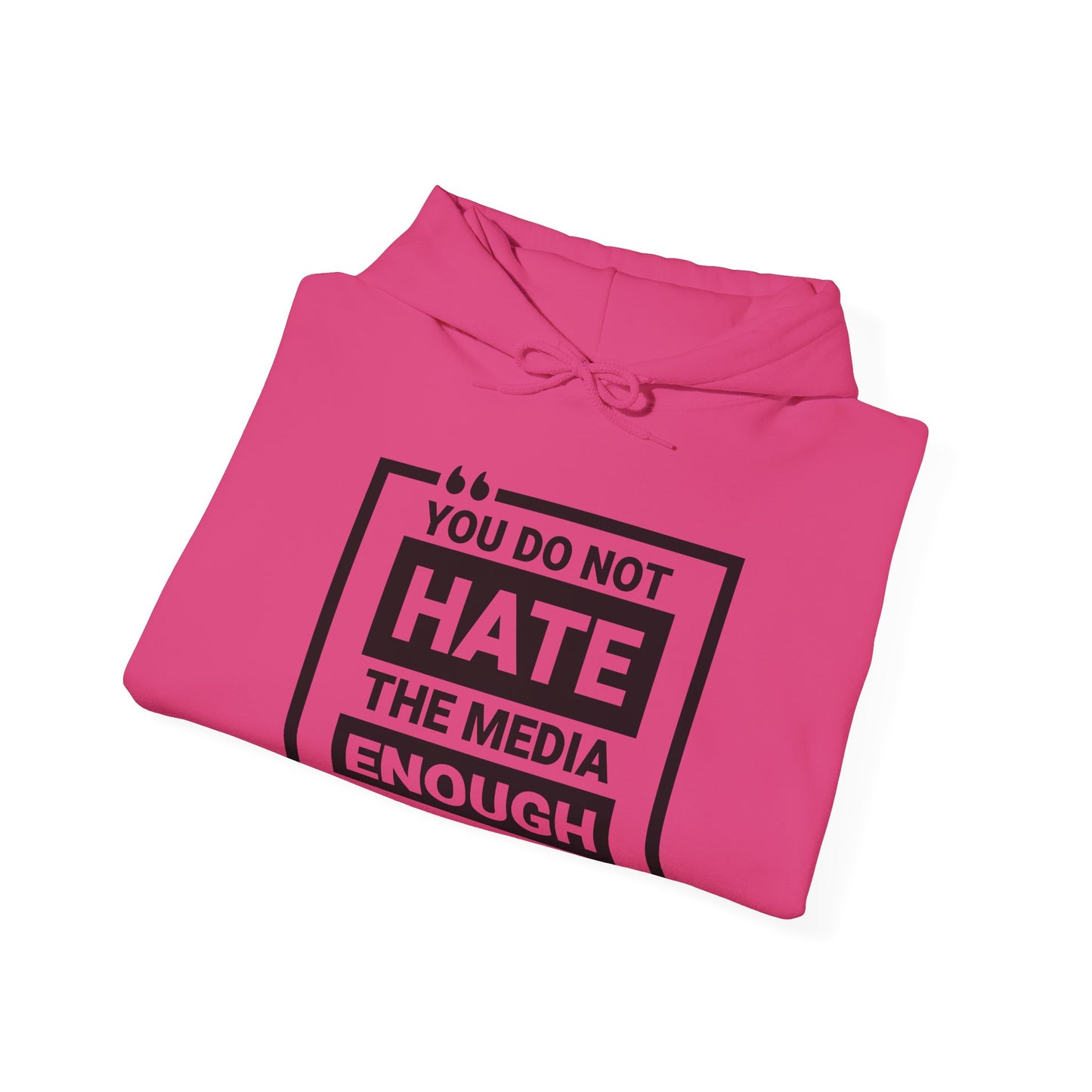 You Do Not Hate The Media Enough Hoodie