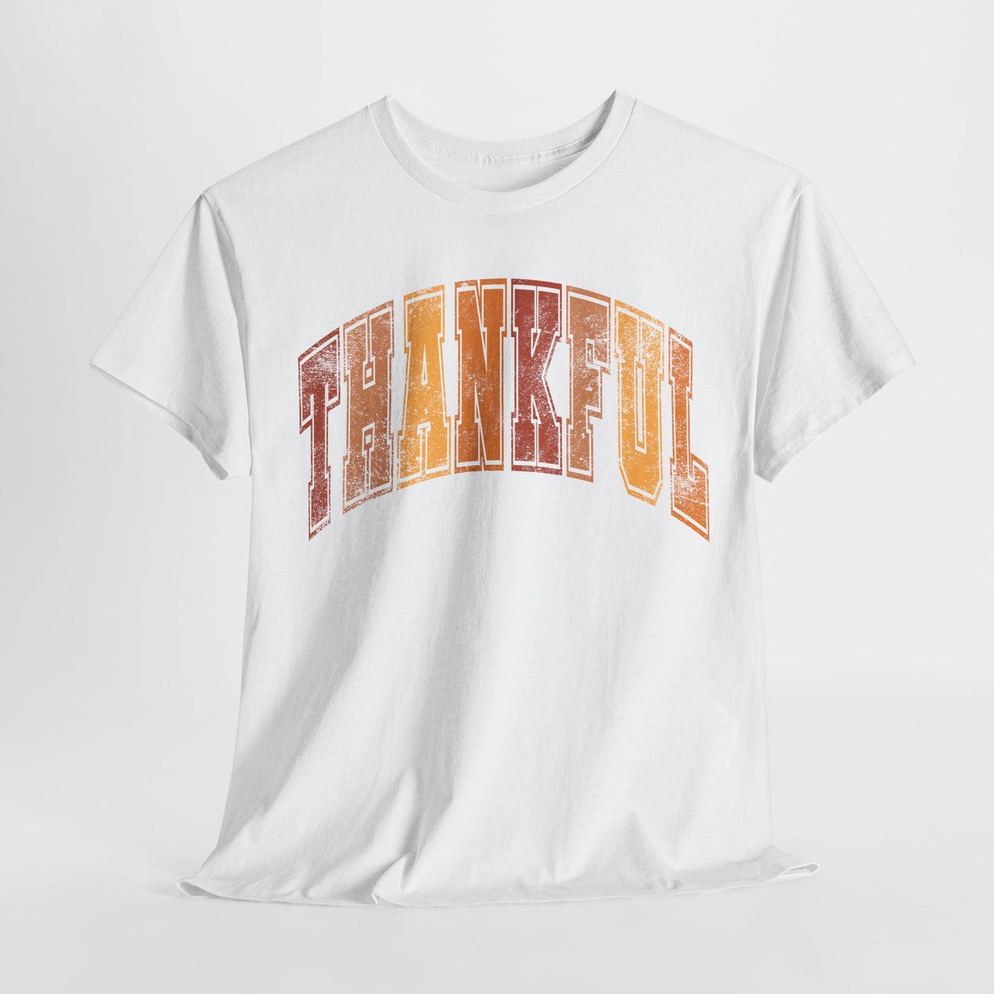 Distressed Varsity T-Shirt For Thankful T Shirt For Grateful Thanksgiving TShirt