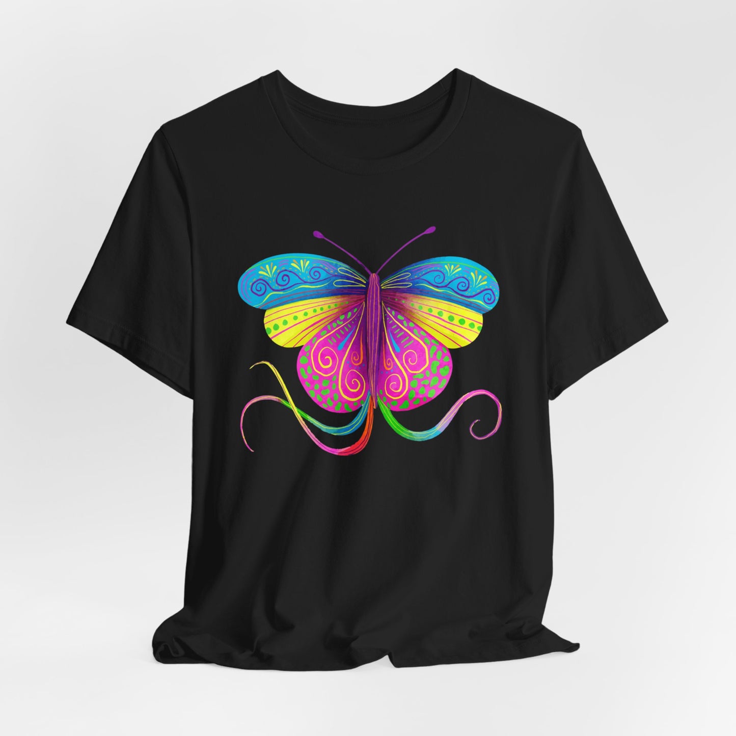 Butterfly T-Shirt For Mexican Folk Art T Shirt For Cinco de Mayo Watercolor TShirt